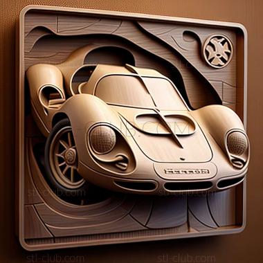 3D мадэль Porsche 906 (STL)